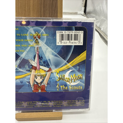 Vintage 90s Sailor Moon & The Scouts Lunarock Audio CD 1999 Pop Electro Anime /1