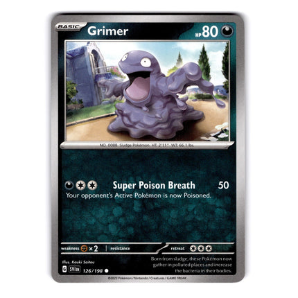 Grimer Common SV01: Scarlet & Violet Base Set 126/198 NM
