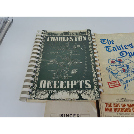 Lot of 4 Vintage 1950s-1960s Advertising Recipe Pamphlets / Cookbooks singer