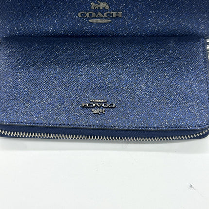 Coach purse Blue Stardust glitter Jes Crossbody with wallet H1992-F88011
