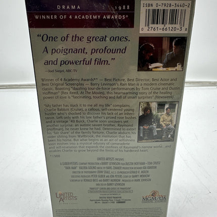 Rain Man VHS 1988, 1997 Release **SEALED NEW** **