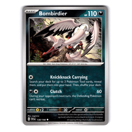 Bombirdier Uncommon SV01: Scarlet & Violet Base Set 138/198 NM