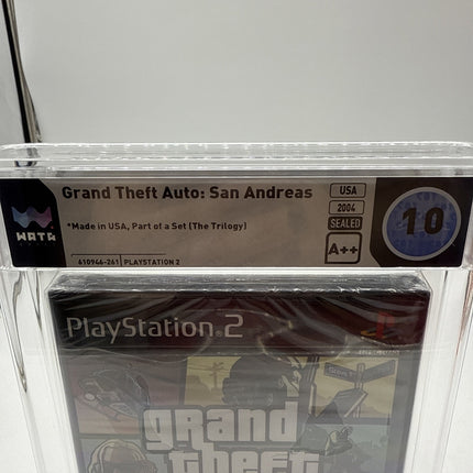 GTA San Andreas PS2 Graded & Sealed WATA 10 A++