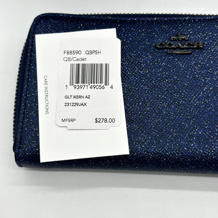 Coach purse Blue Stardust glitter Jes Crossbody with wallet H1992-F88011