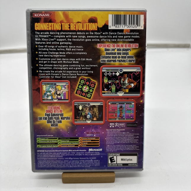 Dance Dance Revolution Ultramix DDR - Complete Original Xbox Game