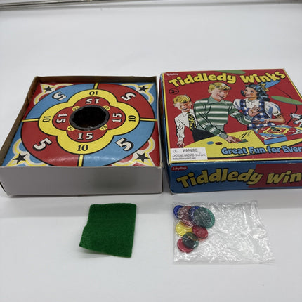 Schylling Tiddledy Winks Great Fun For Everyone! (GAME IN BOX)