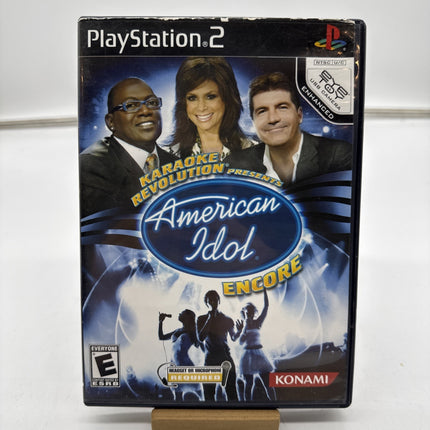 Karaoke Revolution Presents: American Idol Encore PS2 - CIB with Manual Tested