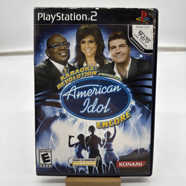 Karaoke Revolution Presents: American Idol Encore PS2 - CIB with Manual Tested