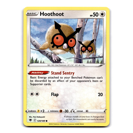 Hoothoot Common SWSH10: Astral Radiance 120/189 NM