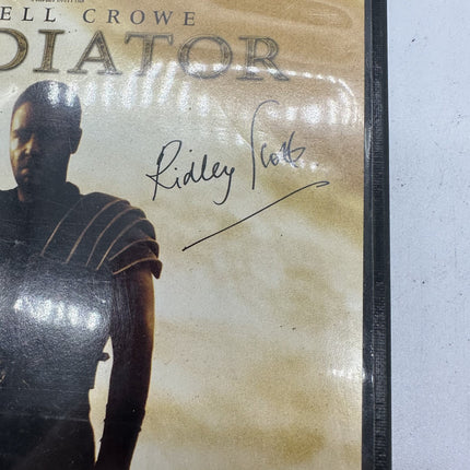Gladiator with Russel Crowe DVD Complete, Possible Ridley Scott Signature