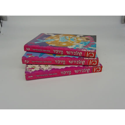 Dream Saga Volume 1-3 Megumi Tachikawa English Manga Tokyopop Shojo OOP Lot