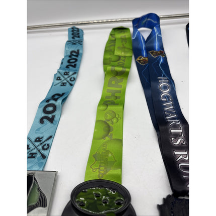 Harry Potter Hogwarts Running Club Race Medals Medallions W/ Lanyards Potterhead