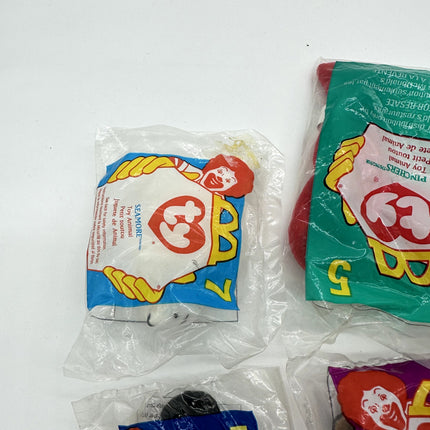 Lot Of Mixed Ty Tiny Babys Mcdonalds Lot Of 8 Sealed New