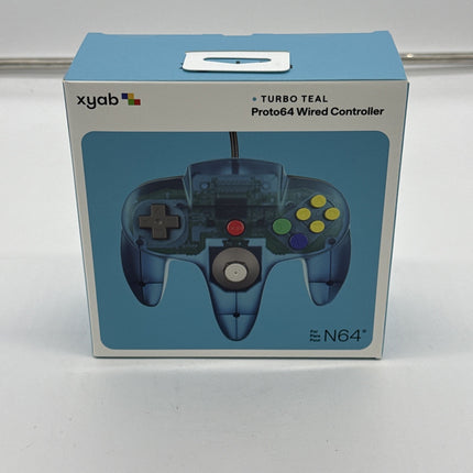 Nintendo 64 High Quality Controller XYAB Proto64 Turbo Teal