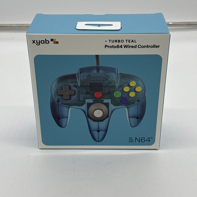 Nintendo 64 High Quality Controller XYAB Proto64 Turbo Teal