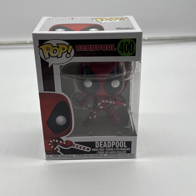 Funko Pop! Deadpool w/ Candy Canes #400, Holiday, Christmas, Marvel