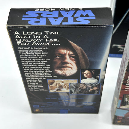 Star Wars Trilogy VHS Box Set 3 Tape Set THX 1995 Great Condition