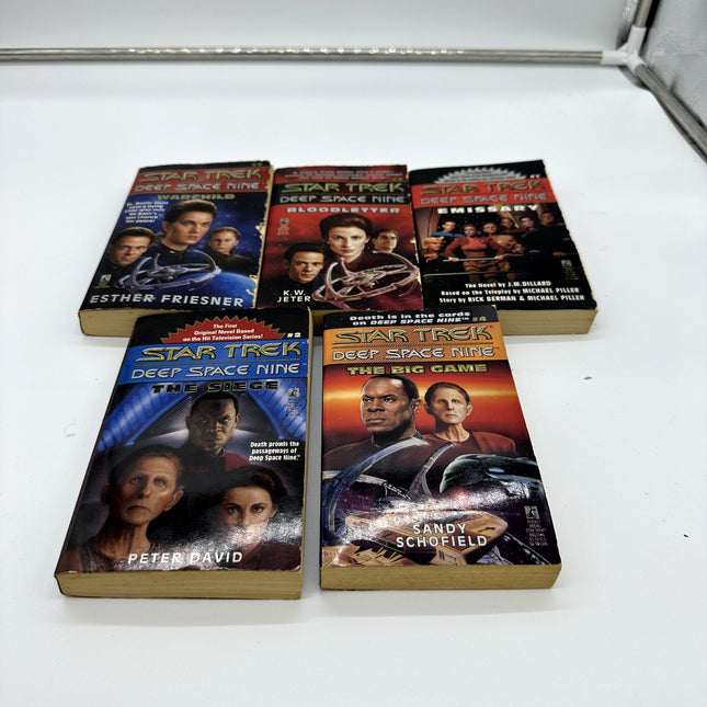 Star Trek PB Lot of 5 Deep Space Nine #1 #2 #3 #4 #7 first printing paper back