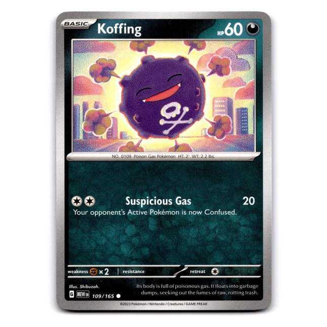 Koffing Common SV: Scarlet & Violet 151 109/165 NM