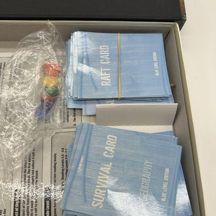 COMPLETE Marooned Blue Level Edition Board Game By Learning Well