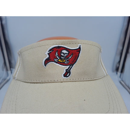 Tampa Bay Buccaneers Bucs NFL Red & Beige Sun Visor/Hat Raymond James - Football