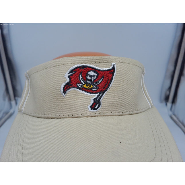 Tampa Bay Buccaneers Bucs NFL Red & Beige Sun Visor/Hat Raymond James - Football