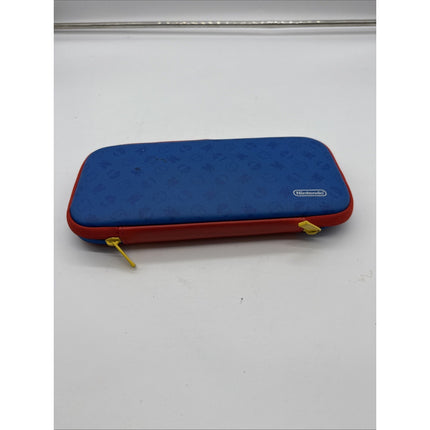 Mario Red & Blue Nintendo Switch V2 Oled Slim Travel Case - Fits Lite V1 V2 Also