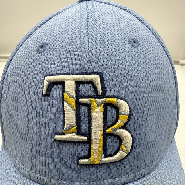 Tampa Bay Rays Devil Rays Hat New Era 39Thirty Fitted Baseball Cap Hat Size L/XL