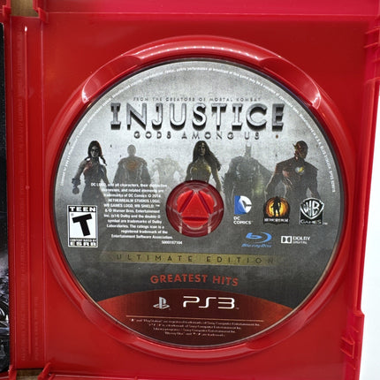 * INJUSTICE: GODS AMONG US ULTIMATE EDITION Sony PS3 PlayStation 3 Game CIB
