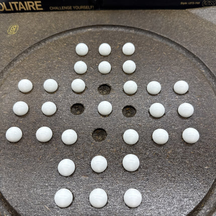 Challenge Yourself With Solitaire Reiss Style Board Game #272-700 From 1974