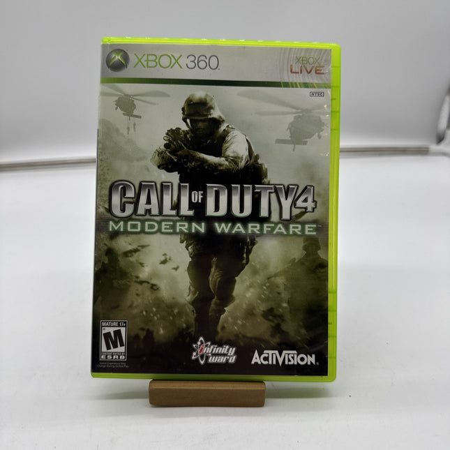 Call of Duty 4: Modern Warfare (Microsoft Xbox 360) Complete w/ Manual CIB