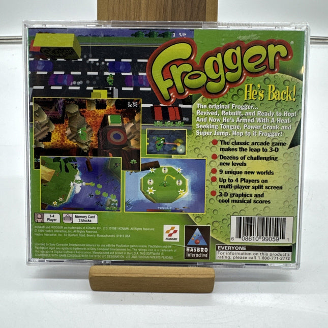 Frogger (Sony PlayStation 1, 1997) Complete CIB PS1 Greatest Hits