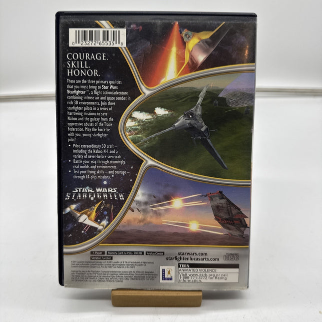 Star Wars Starfighter -Sony PlayStation 2 PS2- CIB Complete
