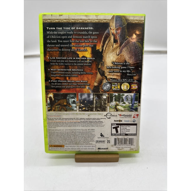 Xbox 360 : Elder Scrolls 4 Oblivion VideoGames