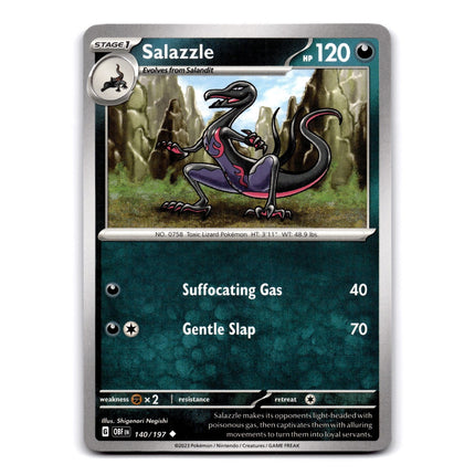 Salazzle - Darkrai Deck Uncommon Battle Academy 2024 140/197 NM