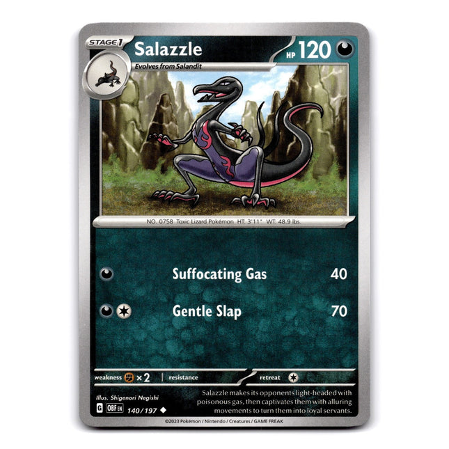 Salazzle - Darkrai Deck Uncommon Battle Academy 2024 140/197 NM