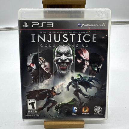 Injustice Gods Among Us - Sony Playstation 3 PS3 CIB Complete