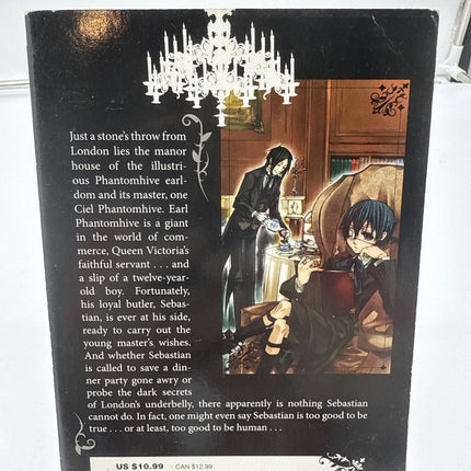 Black Butler Volume 1 by Yana Toboso in English Manga 2010 First Print