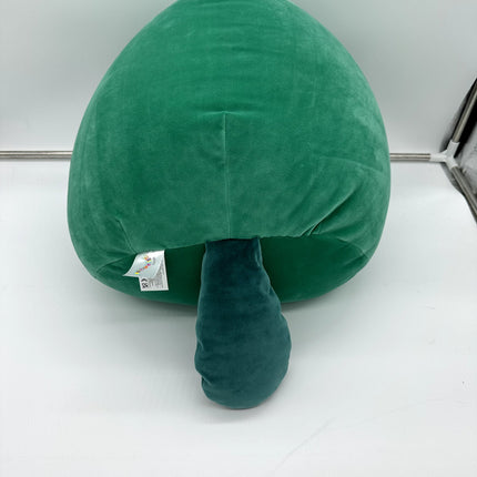 Squishmallows 16” Selassi Emerald Green Platypus Fuzzy White Belly Plush