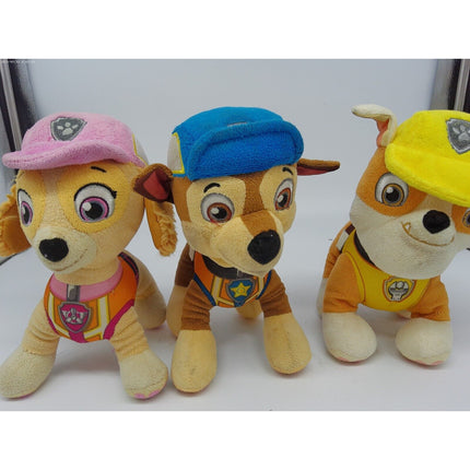 Mixed Lot Of Paw Patrol plush small 7" Lot of 3 Paw Patrol Plush