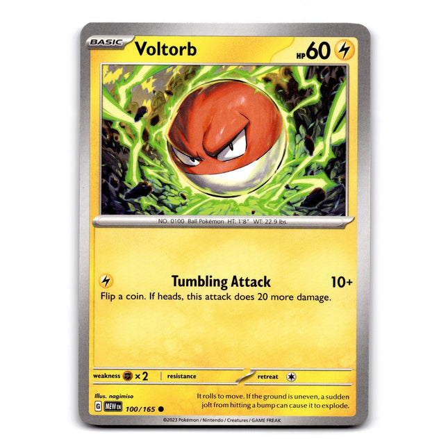 Voltorb Common SV: Scarlet & Violet 151 100/165 NM