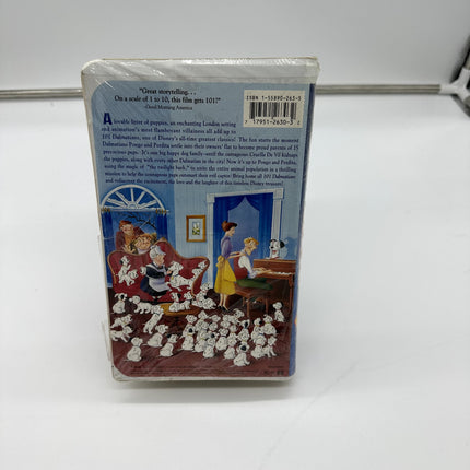 101 Dalmatians (VHS, 1992) - DISNEY 1263 THE CLASSICS BLACK DIAMOND SEALED