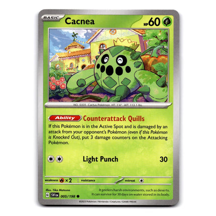 Cacnea Common SV01: Scarlet & Violet Base Set 005/198 NM