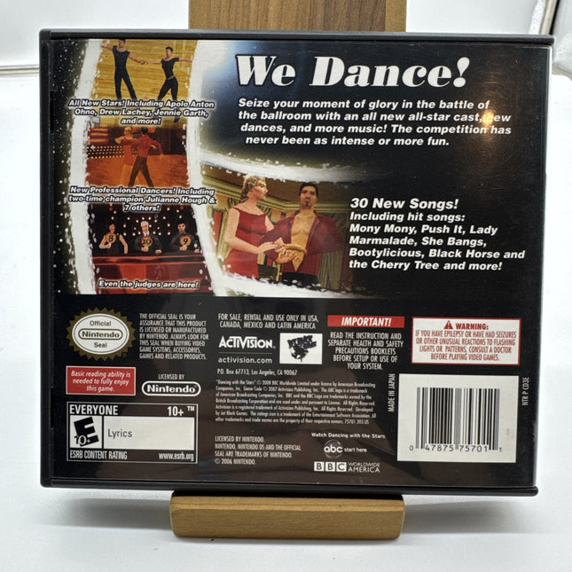 Dancing With the Stars: We Dance (Nintendo DS, 2008) Complete