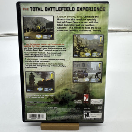 Tom Clancy's Ghost Recon (PlayStation 2 PS2) CASE AND DISC ONLY