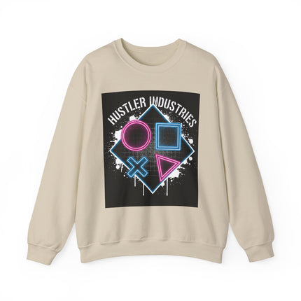 Hustler Industries Neon Arcade Crewneck Sweatshirt