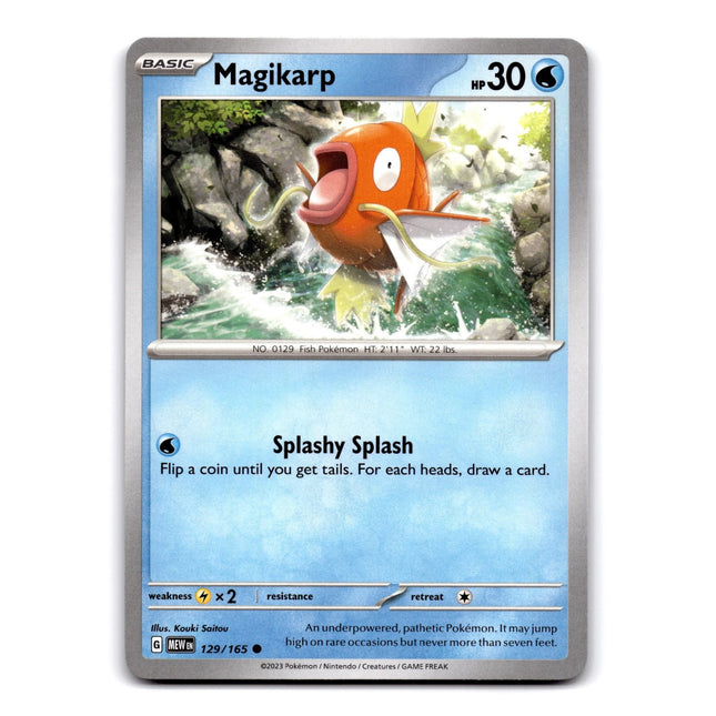 Magikarp Common SV: Scarlet & Violet 151 129/165 NM