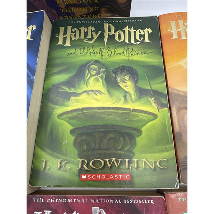 Harry Potter Paperback Book Set Paperback 1999-2009 Scholastic 1-7 First Printin