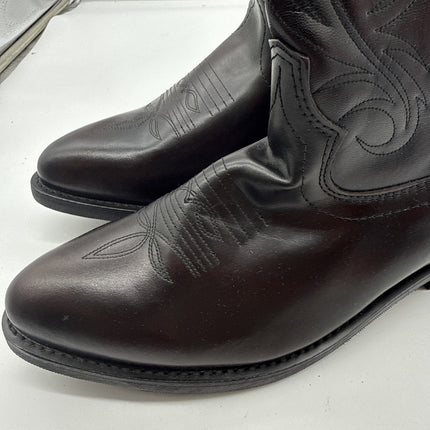 Masterson Boot Company Cowboy Black Cherry Western Boots Size 12 D Style RB875