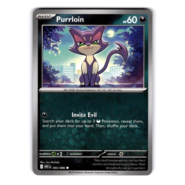 Purrloin Common SV: White Flare 055/086 NM